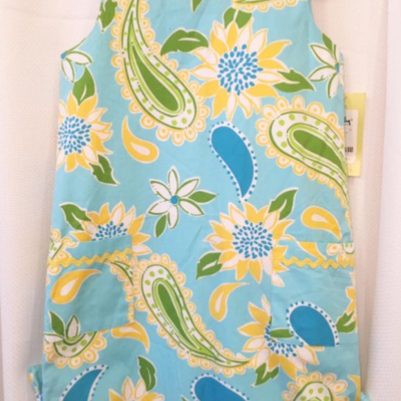 Lilly Pulitzer 10 Via Blue Croissant Shift Dress